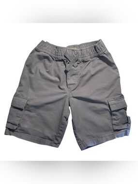 Maximus Rex size 6 Boys gray pull on elastic waist cargo shorts